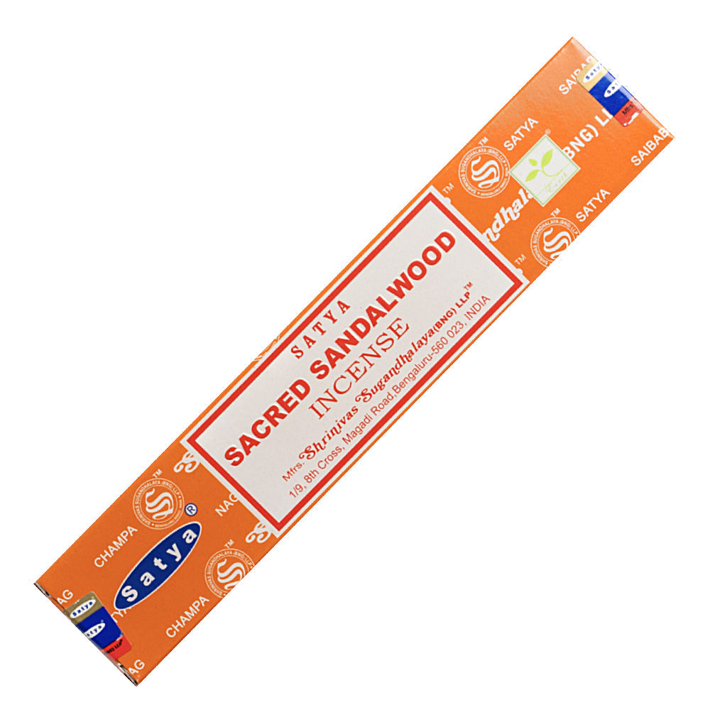 Satya Sacred Sandalwood Incense Sticks 15g | Incense | Wiccan Center
