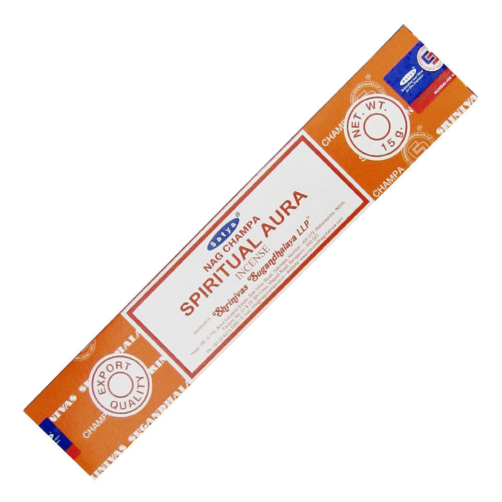 Satya Spiritual Aura Incense Sticks 15g | Incense | Wiccan Center