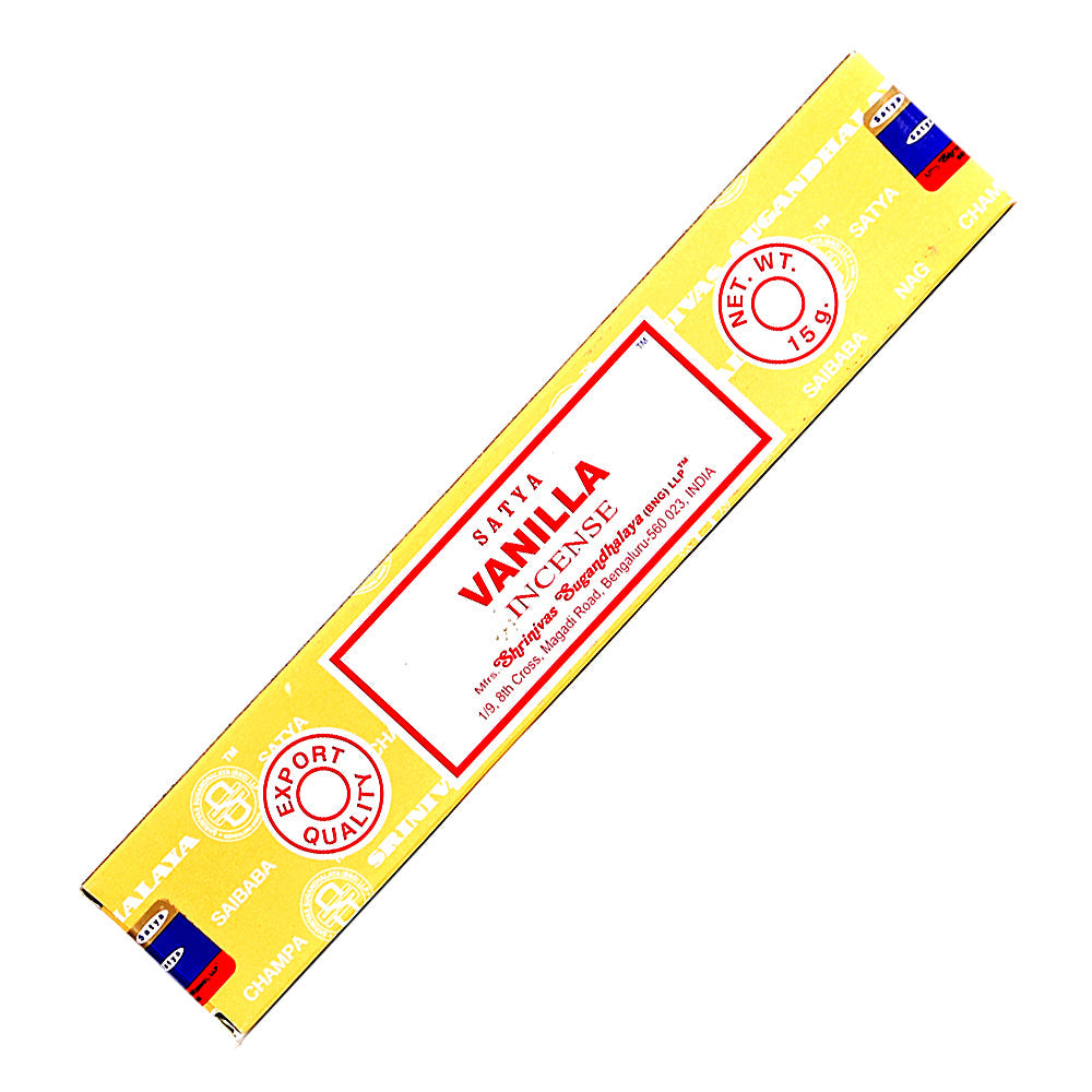 Satya Vanilla Incense Sticks 15 gr | Incense | Wiccan Center