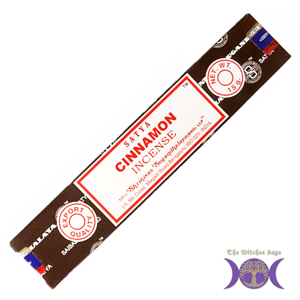 Satya Cinnamon Incense sticks 15 gr | Incense | Wiccan Center