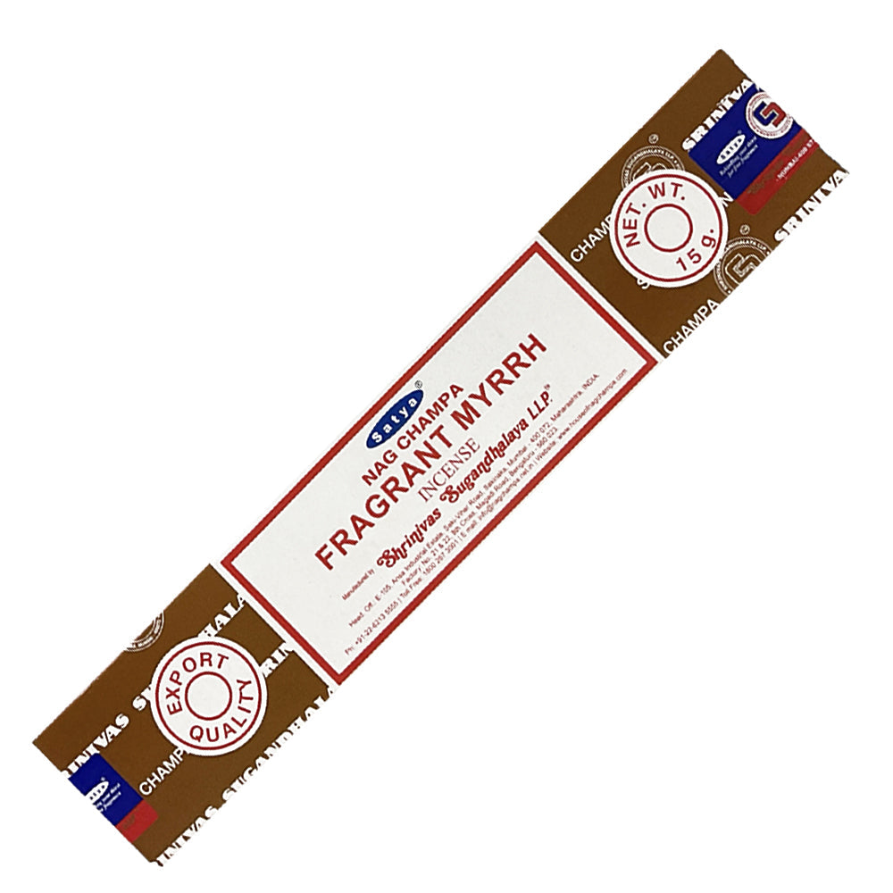 Satya Fragrant Myrrh Incense Sticks 15g | Incense | Wiccan Center