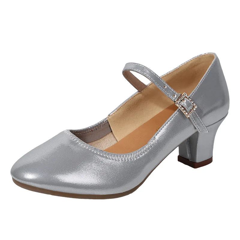 The Stardust Darling Mary Jane – Classic Block Heel Practice Shoe | Shoes | Wiccan Center