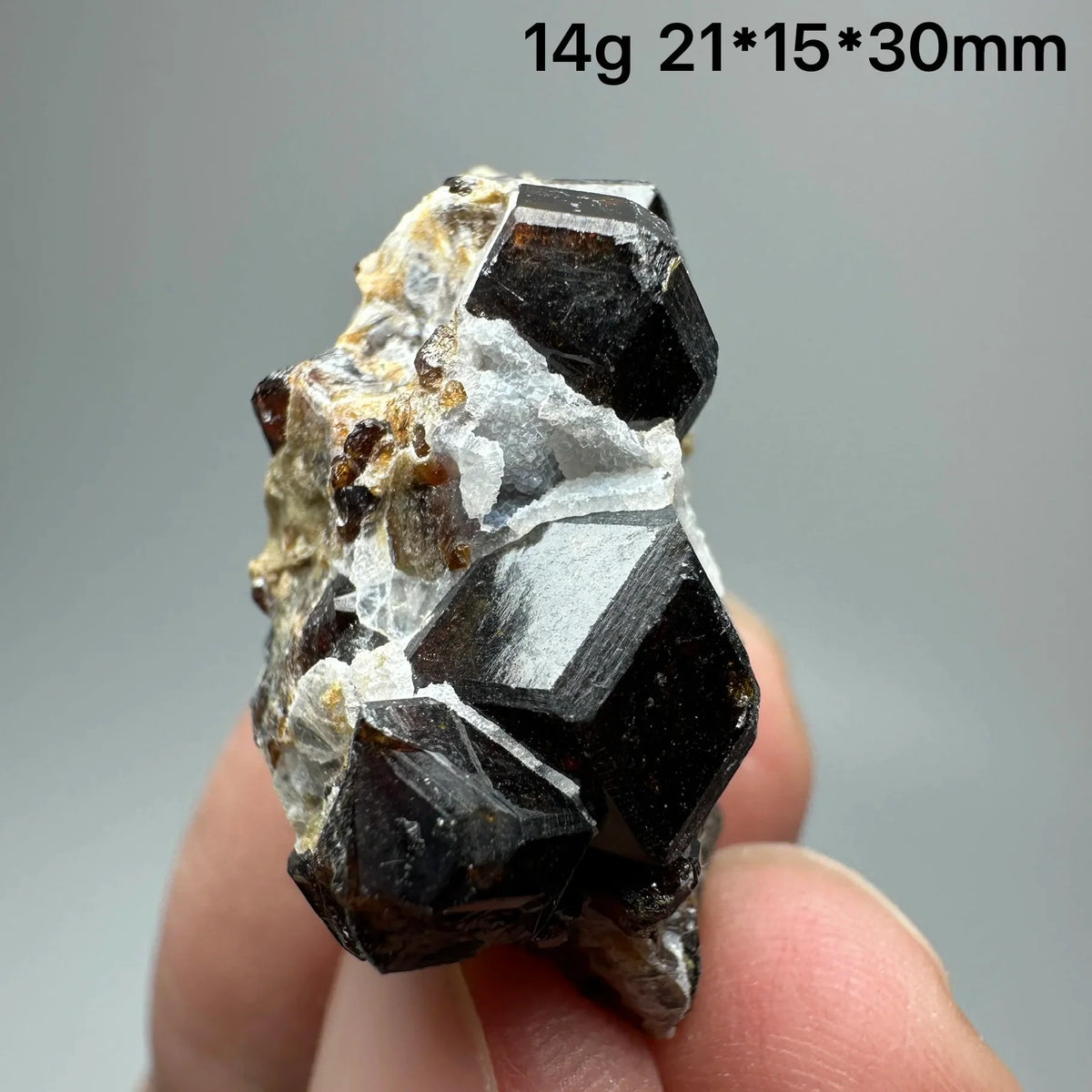 Natural Dark Brown Andradite Garnet Cluster Raw Crystal Mineral Specimen Calcite Matrix Healing Stone Home Decoration