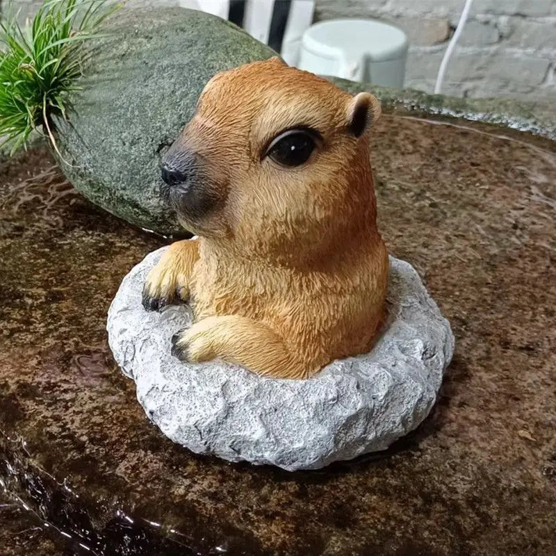 Simulation Animal Groundhog Cute Ornaments Outdoor Aarden Decoration Patio Balcony Arrangement Flower Pot Yard Gardening Decor | | Wiccan Center