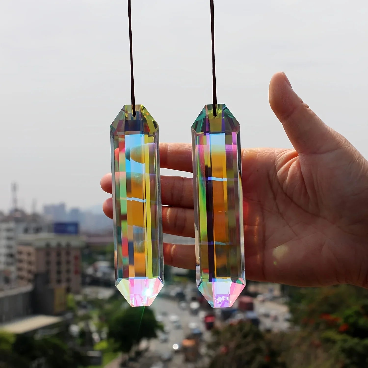2pcs 12mm Crystal Sun Catchers Wedding Decor Home Wedding Party Decoration Ornament | | Wiccan Center