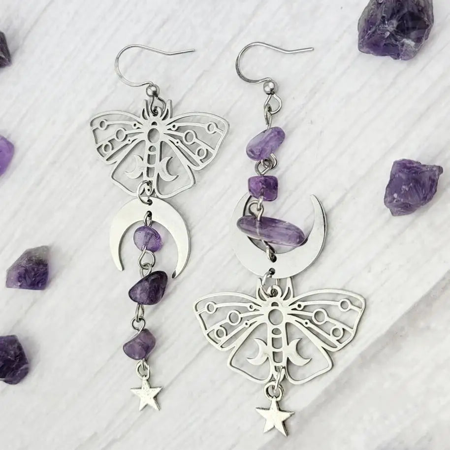 Assorted Moth & Butterfly Dangle Earrings | earrings | Wiccan Center