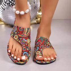 Women’s Boho Flat Printed Slippers | FootWear | Wiccan Center