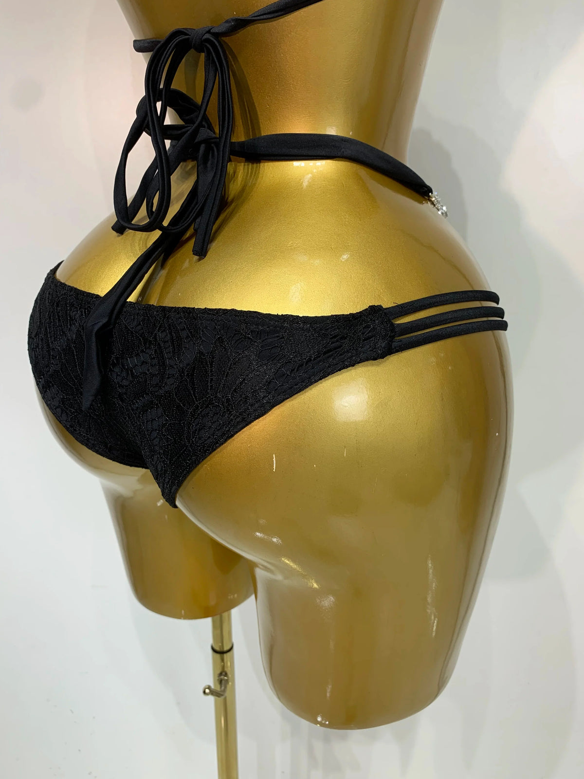 Crystal Diamond Bikini Two-Piece Set Sparkle Stage Performance Outfit | Costume Sets | Wiccan Center