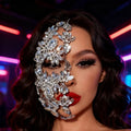 Rhinestone Half Mask Masquerade Jewelry | Masks | Wiccan Center