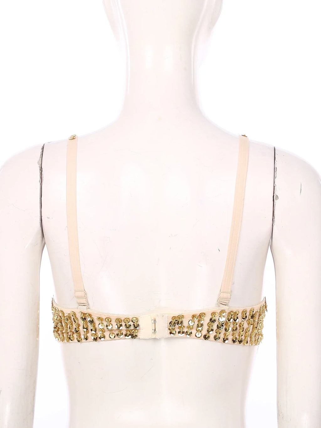 Sparkly Floral Beaded Sequin Belly Dance Bra & Tassel Performance Top | Costume Tops | Wiccan Center