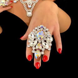 Exaggerated Rhinestone Ring | Rings | Wiccan Center