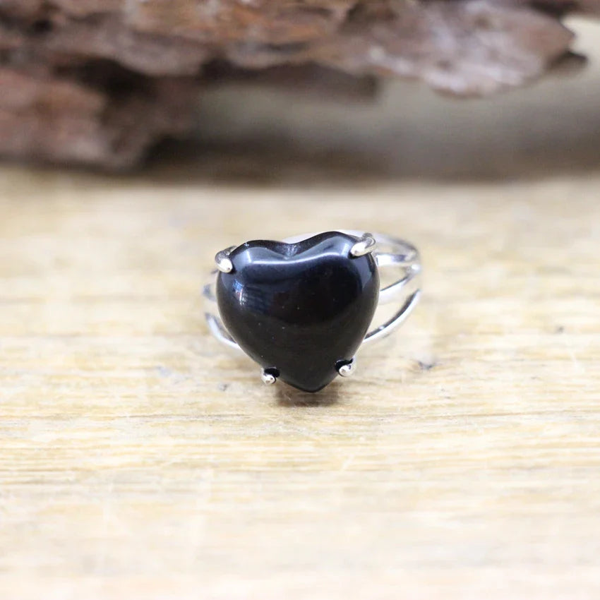 Crystal Heart Rings | rings | Wiccan Center