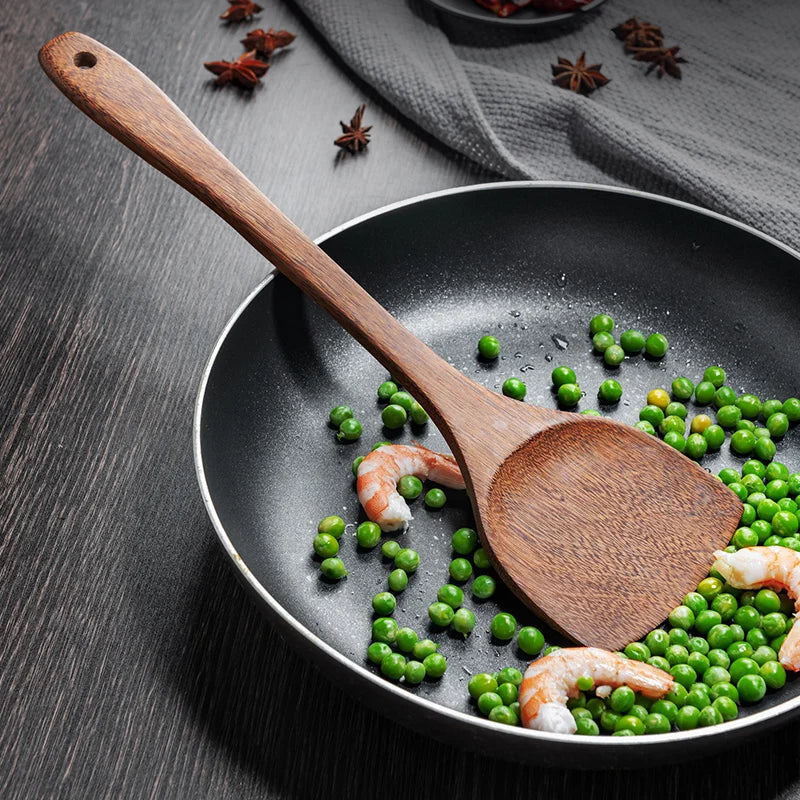 DecorBites™ Kitchen Utensils Set: Non-Stick Cookware with Wooden Handles | | Wiccan Center