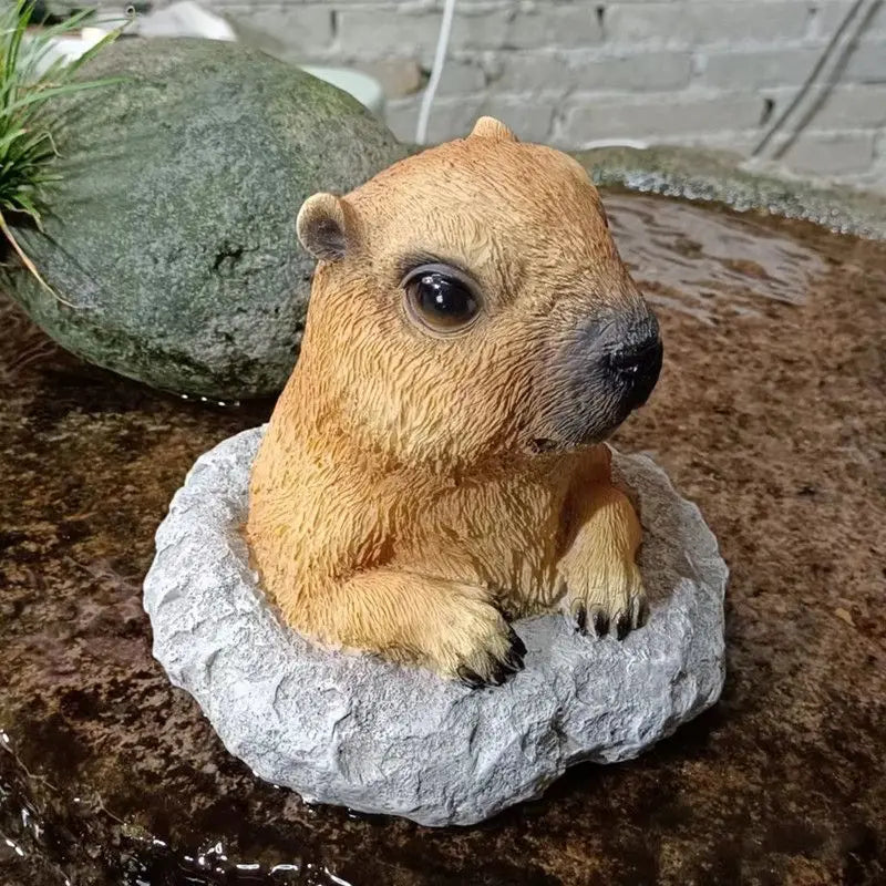 Simulation Animal Groundhog Cute Ornaments Outdoor Aarden Decoration Patio Balcony Arrangement Flower Pot Yard Gardening Decor | | Wiccan Center