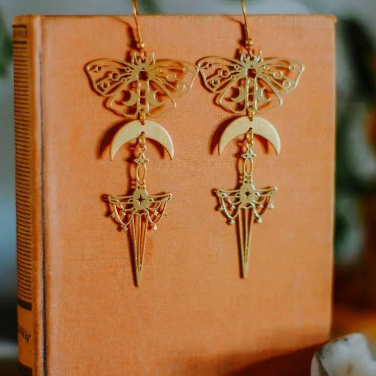 Assorted Moth & Butterfly Dangle Earrings | earrings | Wiccan Center