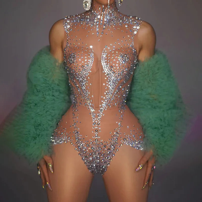 Women's Stage Performance Outfit | Party Jackets, Mini Dresses & Bodysuit | Costume Sets | Wiccan Center