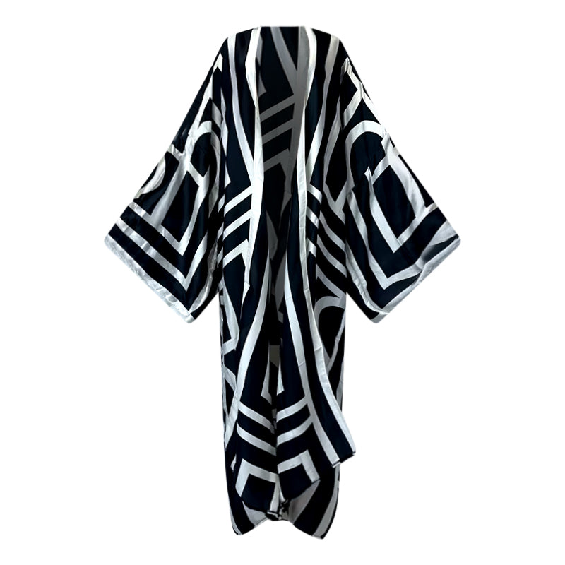 Midnight Maze Kimono