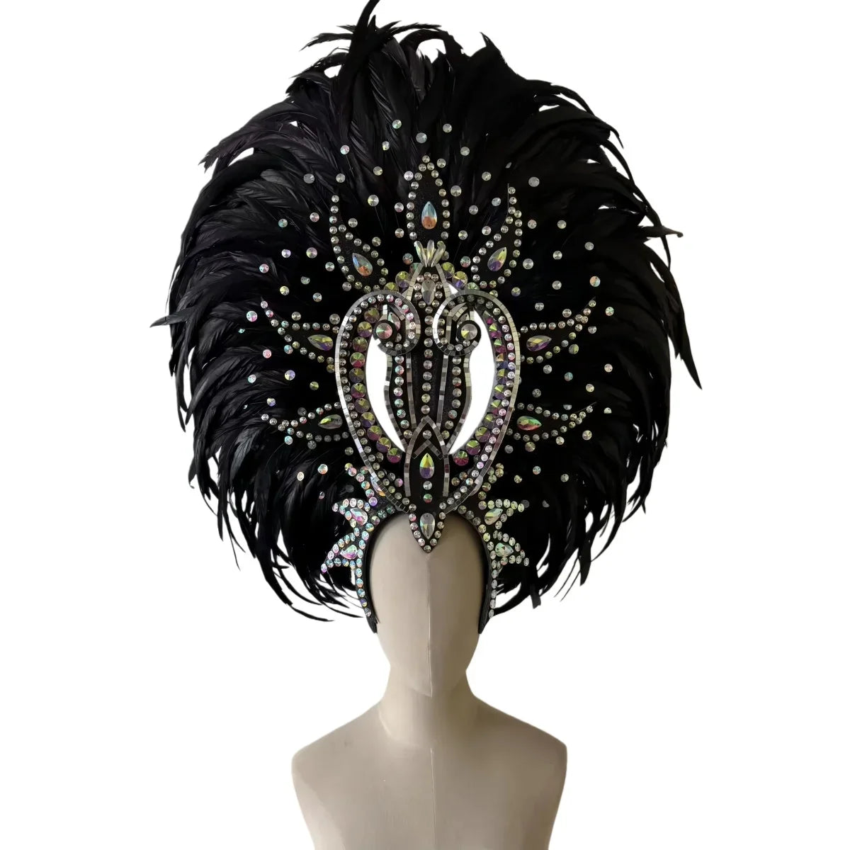 The Stardust Copacabana Feather Crown – Samba Parade Headdress | Headdress | Wiccan Center