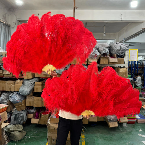 130CM Ostrich Feather Fans | Feather Fans | Wiccan Center