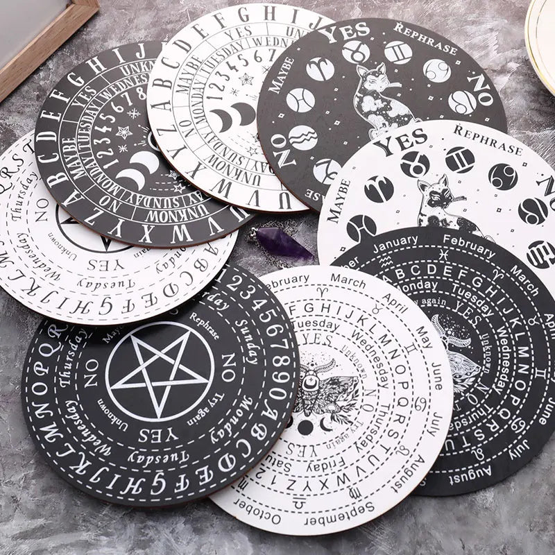 Wood Pendulum Boards | Pendulum Board | Wiccan Center