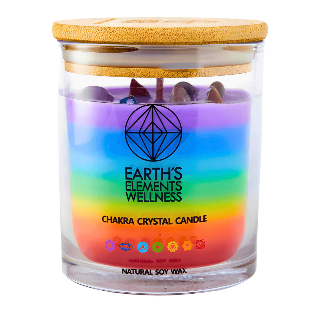 Scented Chakra Crystal Candle | Candles | Wiccan Center
