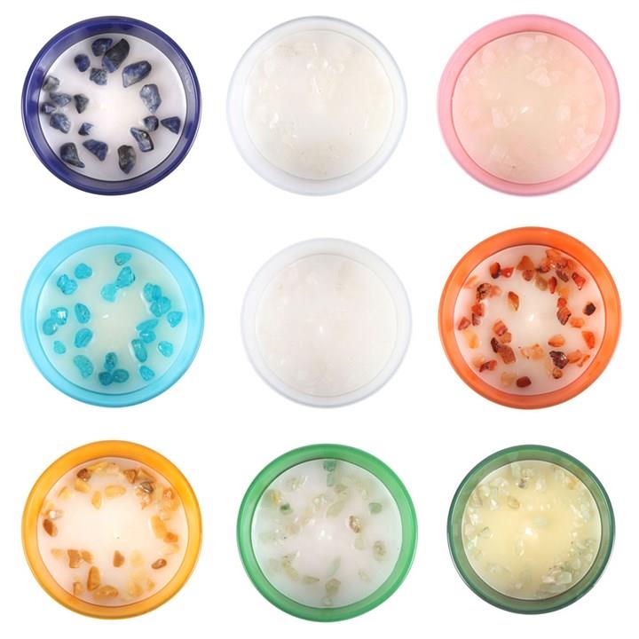 Scented Zodiac Crystal Candle | | Wiccan Center