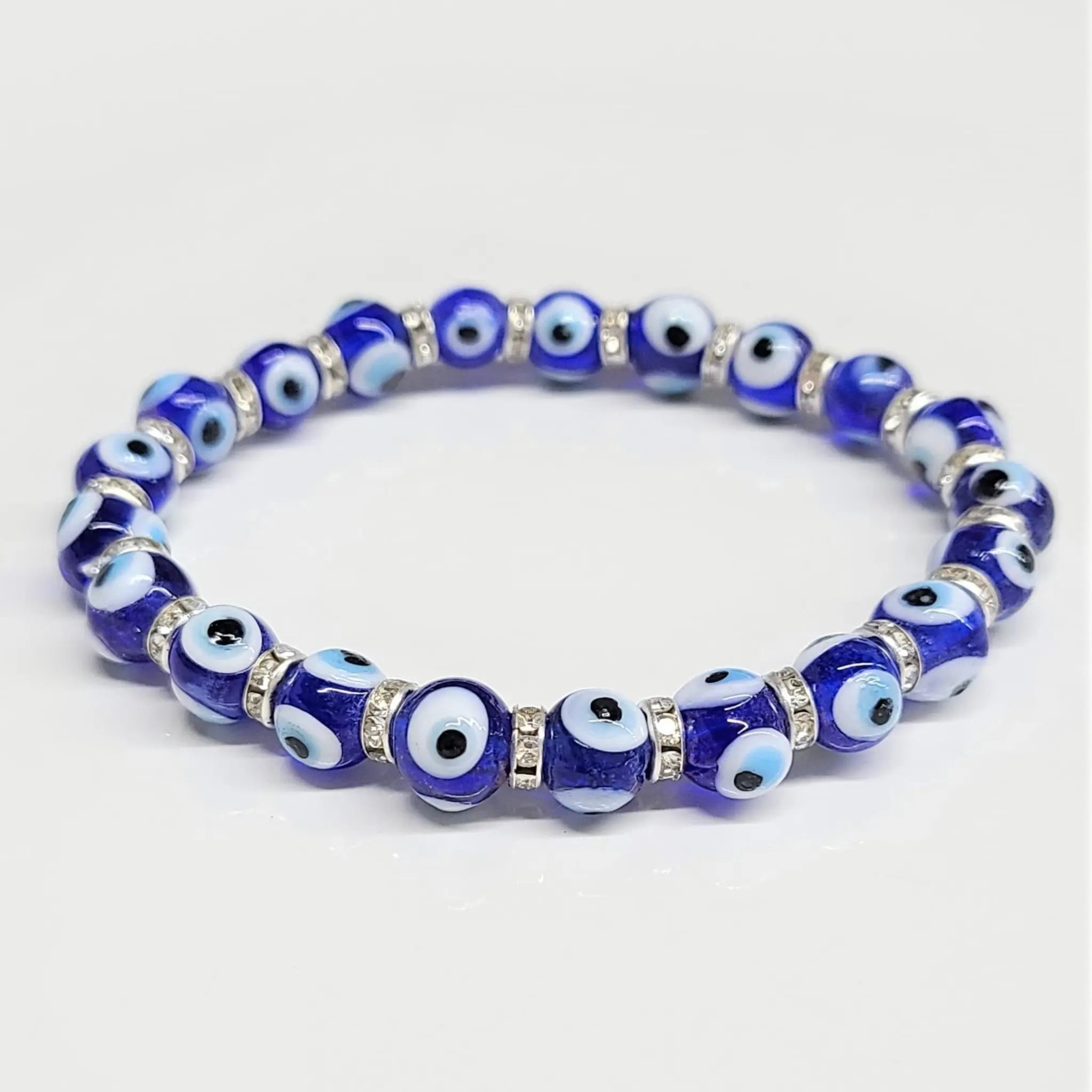Evil Eye Round Bead Bracelet - God's Watching | Bracelets | Wiccan Center