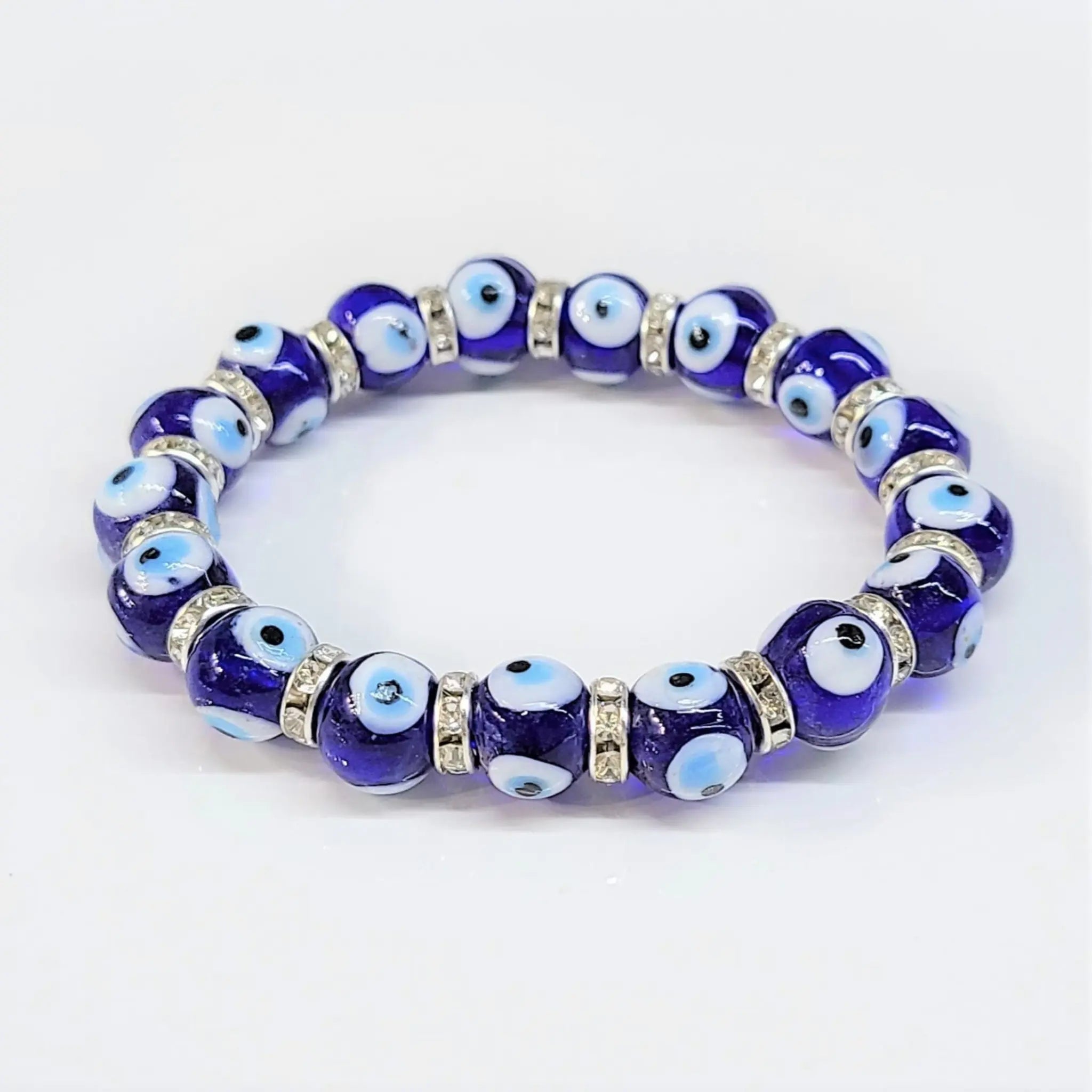 Evil Eye Round Bead Bracelet - God's Watching | Bracelets | Wiccan Center