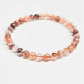 Fire Quartz Round Bead Bracelet - Grounded Energy | Bracelets | Wiccan Center
