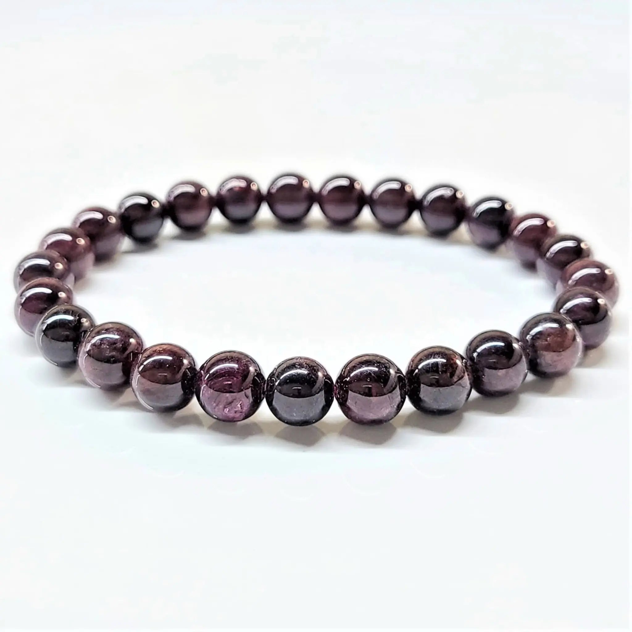 Garnet Round Bead Bracelet - Passionate Strength | Bracelets | Wiccan Center