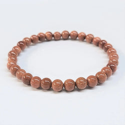 Goldstone Round Bead Bracelet - Divine Thread | Bracelets | Wiccan Center