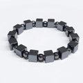 Hematite Cube Stackable Bracelet | Bracelets | Wiccan Center