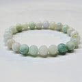 Jadeite Jade Round Bead Bracelet 8mm - Lucky Prosperity | Bracelets | Wiccan Center