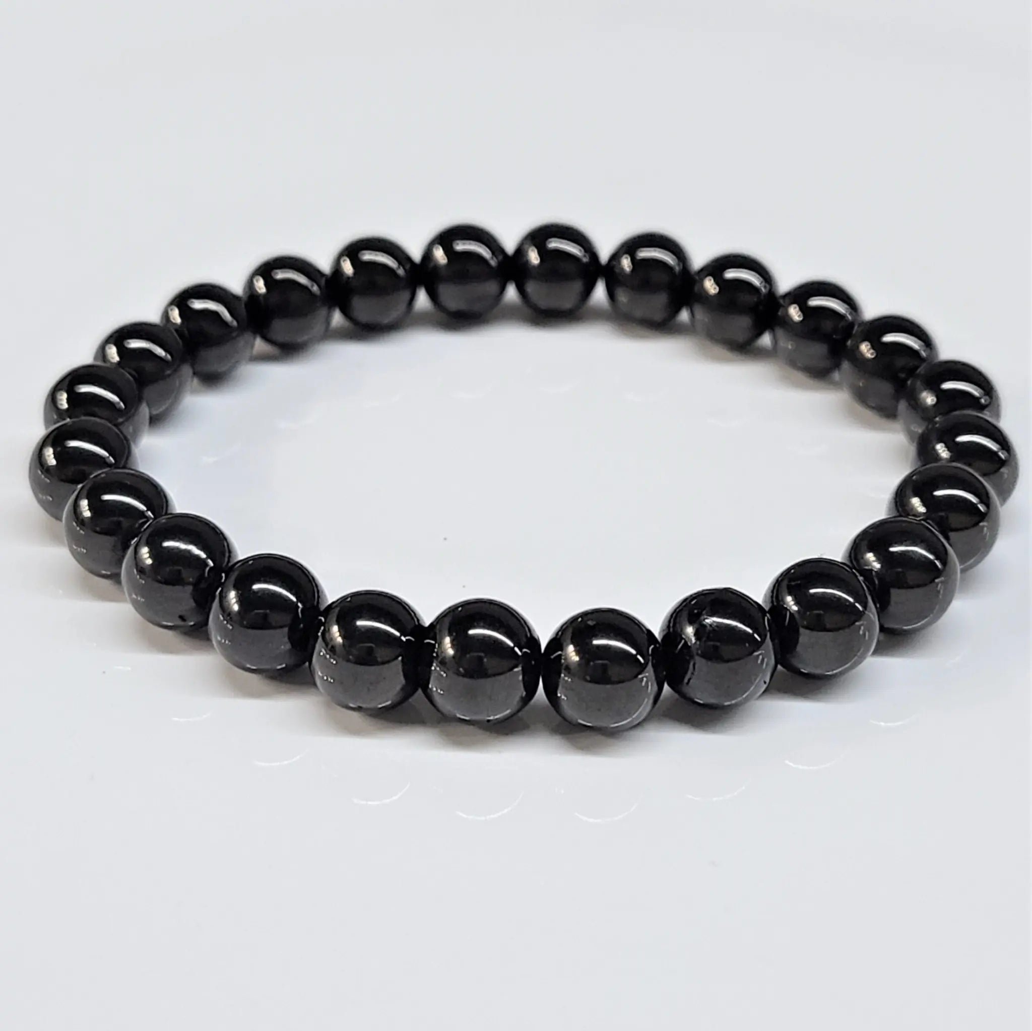 Jet Round Bead Bracelet - Healing Relief | Bracelets | Wiccan Center