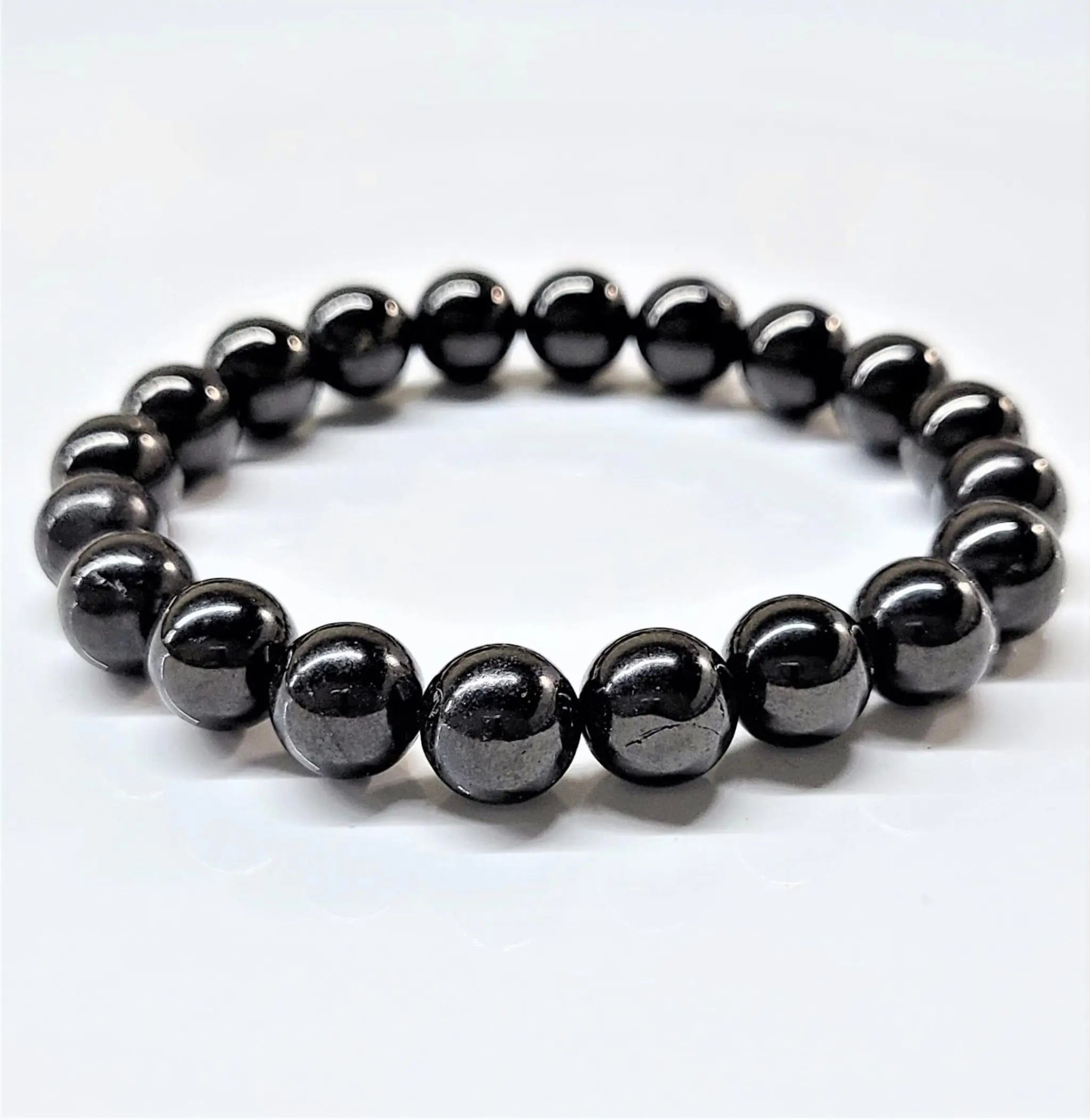 Jet Round Bead Bracelet - Healing Relief | Bracelets | Wiccan Center