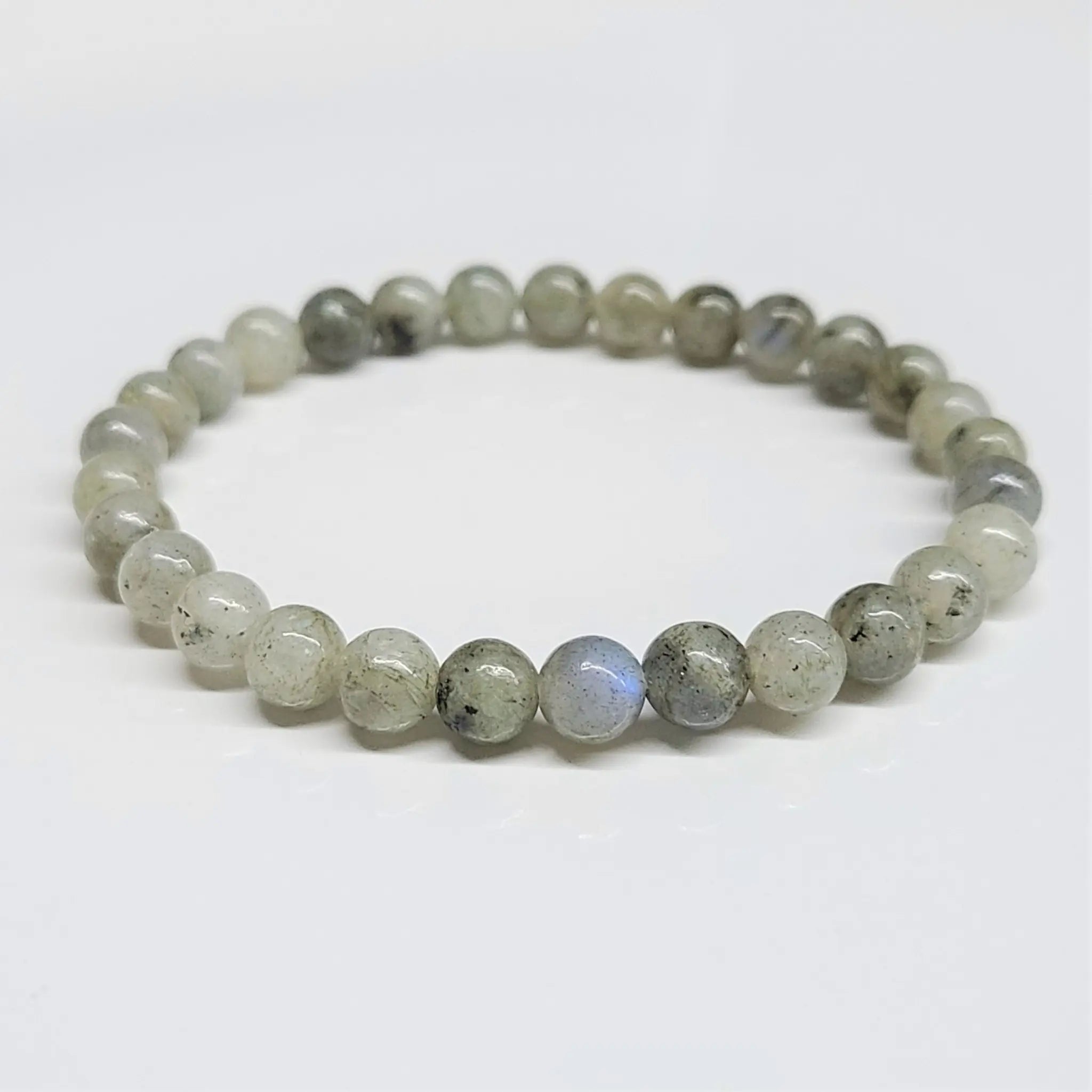 Labradorite Round Bead Bracelet - Magical Protection | Bracelets | Wiccan Center