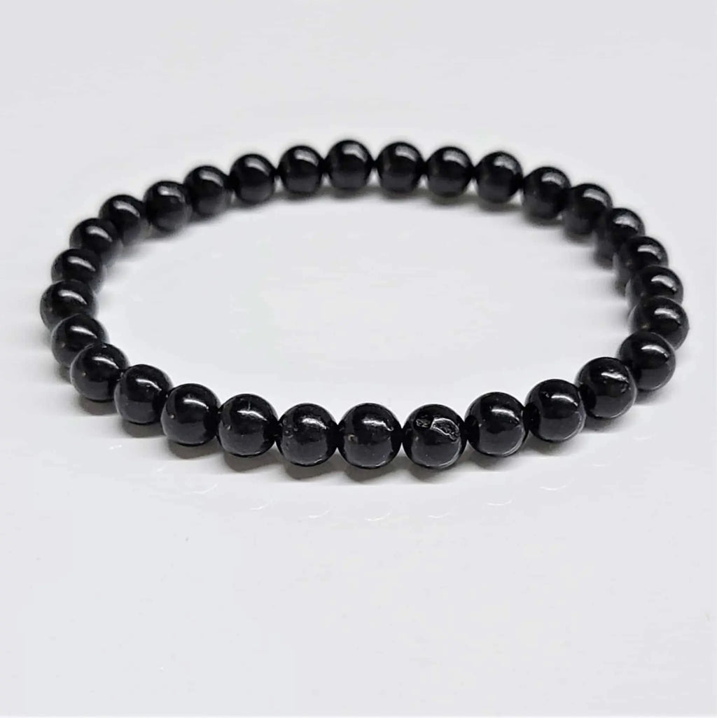 Jet Round Bead Bracelet - Healing Relief | Bracelets | Wiccan Center