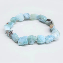Larimar Natural Tumbled Bracelet | Bracelets | Wiccan Center