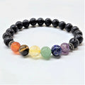 Lava Chakra Round Bead Bracelet 8mm - Steadfast Courage | Bracelets | Wiccan Center