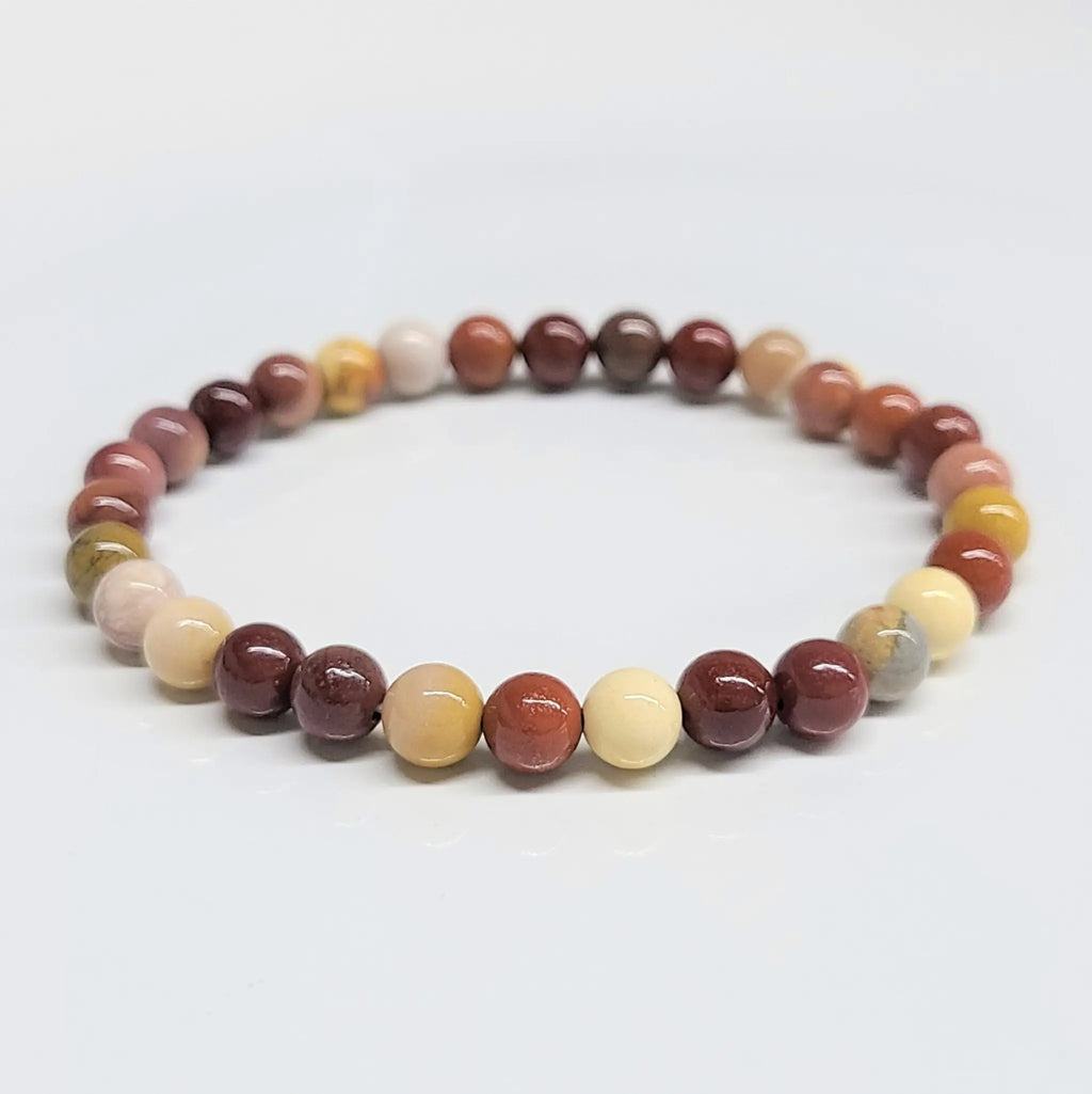 Mookaite Round Bead Bracelet - Harmonious Adventure | Bracelets | Wiccan Center