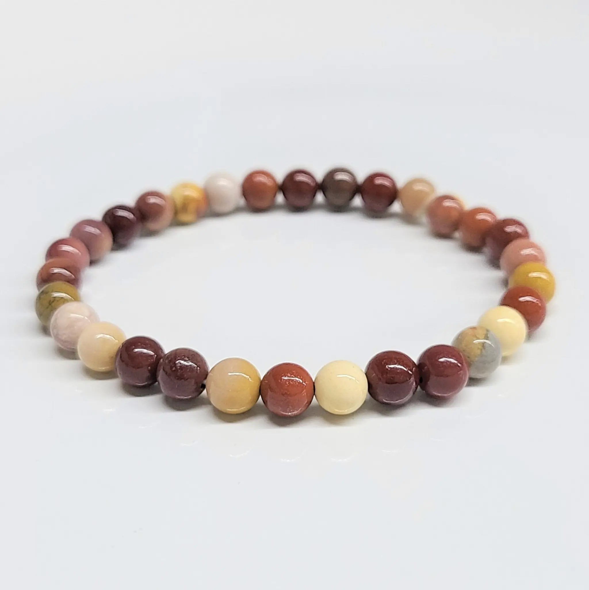 Mookaite Round Bead Bracelet - Harmonious Adventure | Bracelets | Wiccan Center