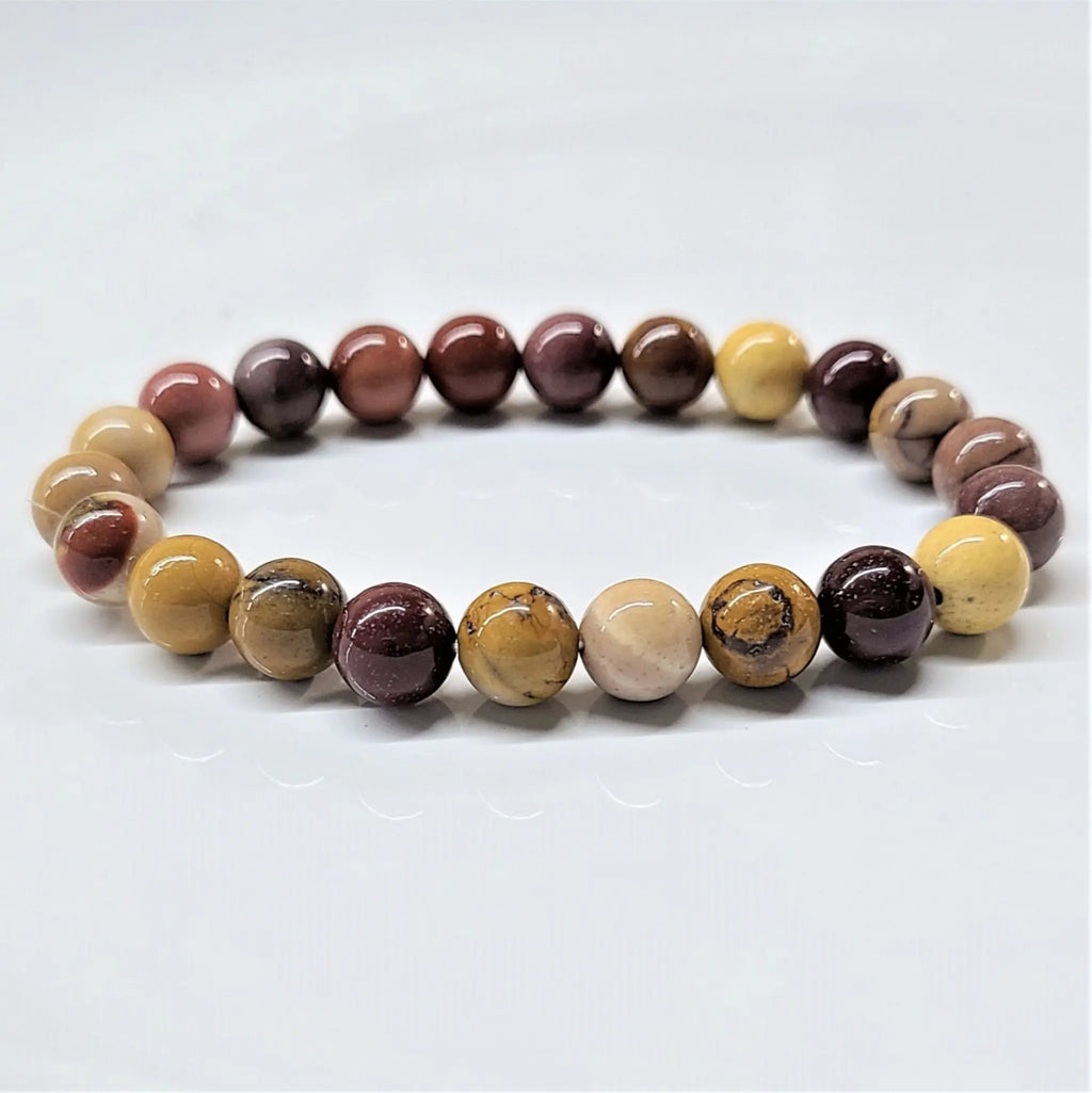 Mookaite Round Bead Bracelet - Harmonious Adventure | Bracelets | Wiccan Center
