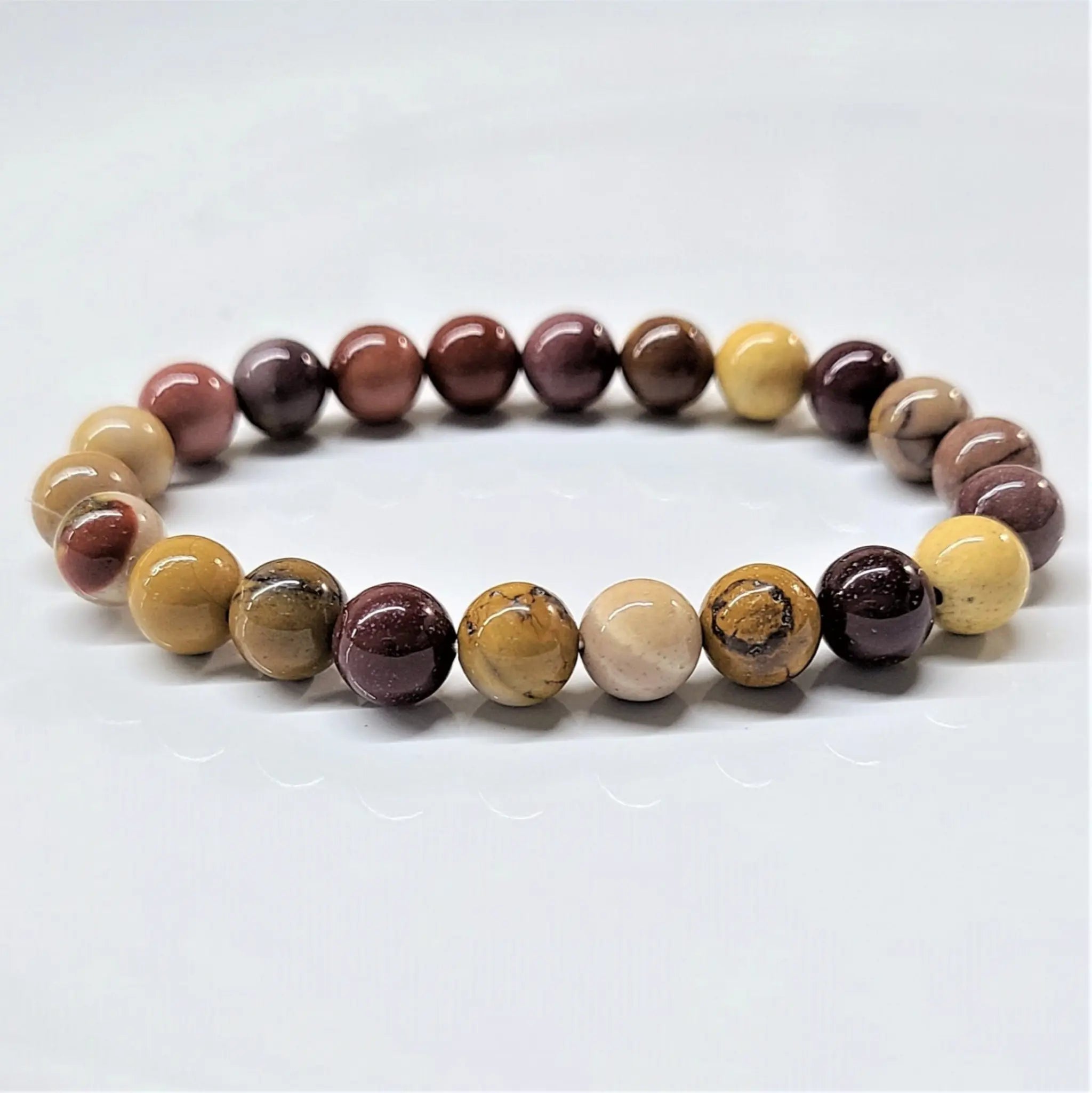 Mookaite Round Bead Bracelet - Harmonious Adventure | Bracelets | Wiccan Center