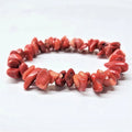 Red Coral Chip Bracelet | Bracelets | Wiccan Center