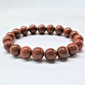 Red Jasper Round Bead Bracelet - Enduring Vitality | Bracelets | Wiccan Center
