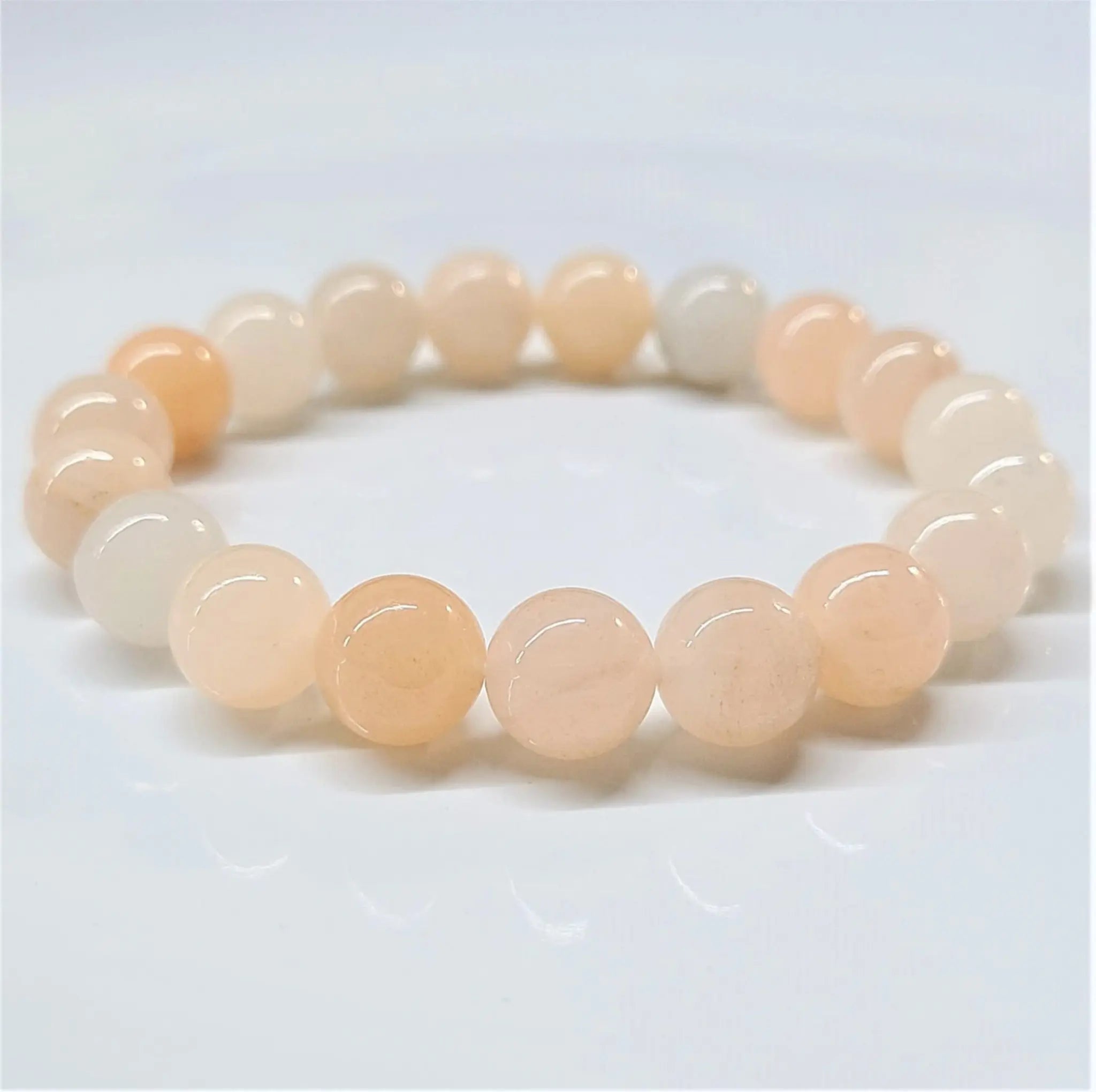 Pink Aventurine Round Bead Bracelet - Compassionate Renewal | Bracelets | Wiccan Center