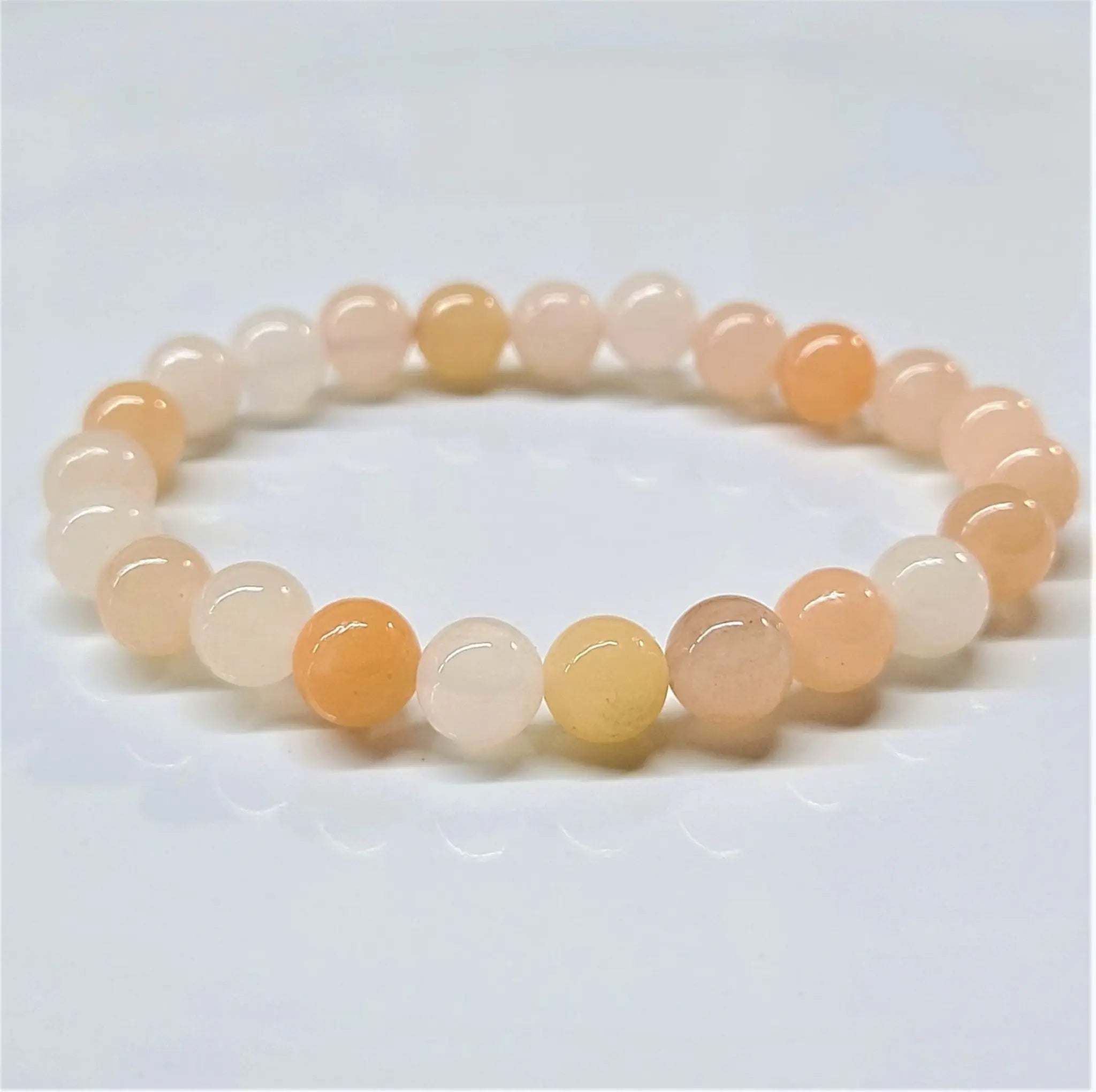 Pink Aventurine Round Bead Bracelet - Compassionate Renewal | Bracelets | Wiccan Center
