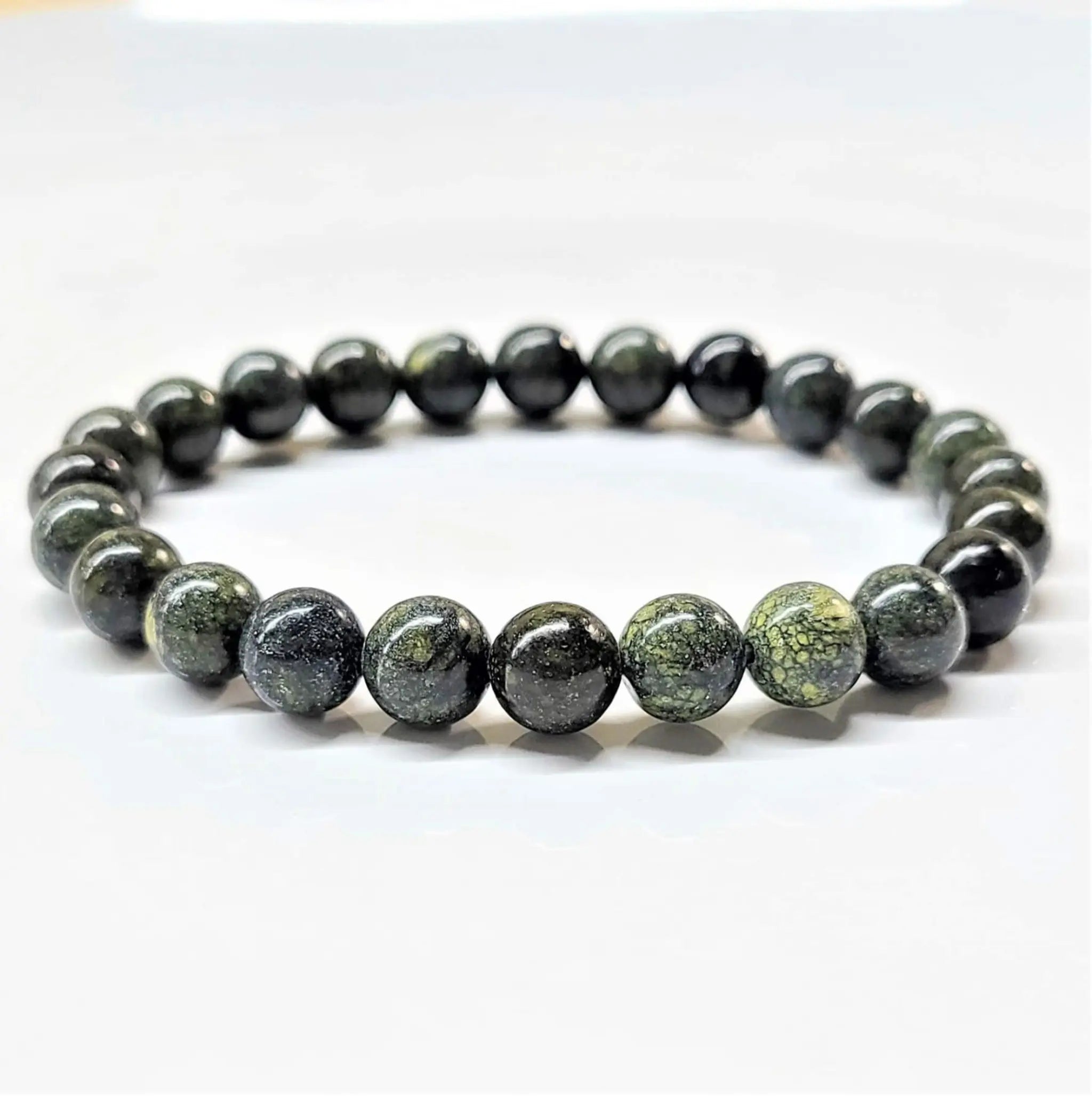 Serpentine Round Bead Bracelet - Kundalini Awakening | Bracelets | Wiccan Center