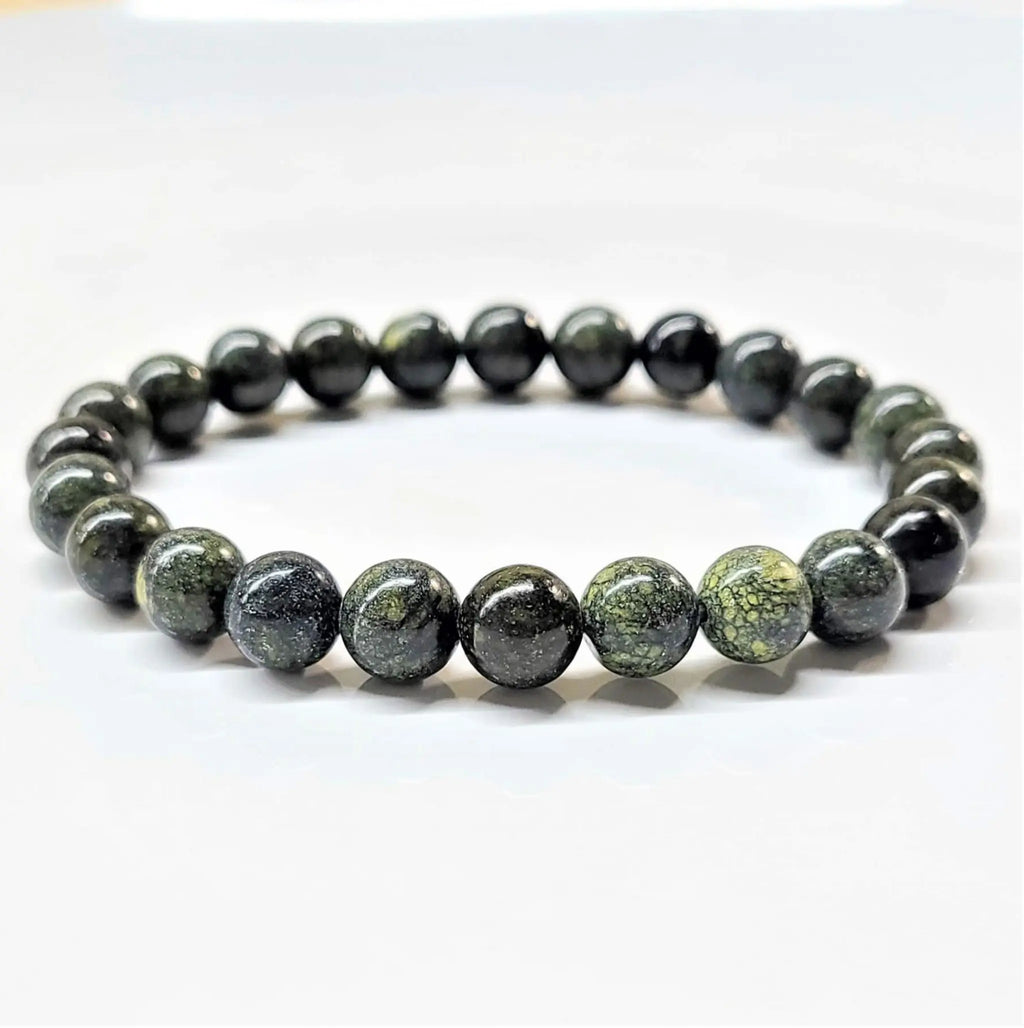 Serpentine Round Bead Bracelet - Kundalini Awakening | Bracelets | Wiccan Center