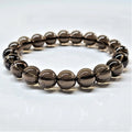 Smokey Quartz Round Bead Bracelet - Business Creativity | Bracelets | Wiccan Center